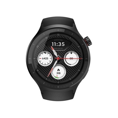 MOTOROLA Pametni sat Moto Watch, 1,43", OLED, 47 mm, GPS, crni